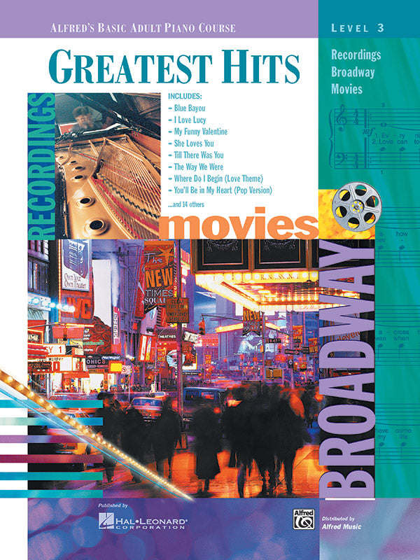 Cover of Alfred's Basic Adult Piano Course: Greatest Hits Book 3