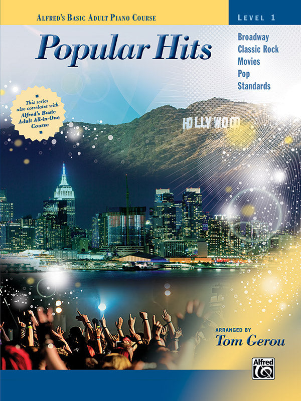 Cover of Alfred's Basic Adult Piano Course: Popular Hits Level 1