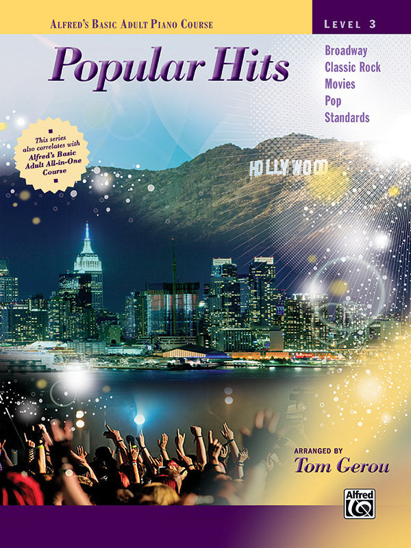 Cover of Alfred's Basic Adult Piano Course: Popular Hits Level 3