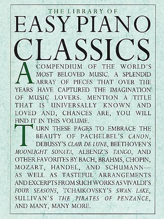 Cover of Library of Easy Piano Classics